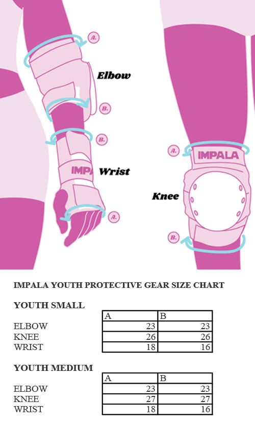 Impala Protective Pad Set Youth Black