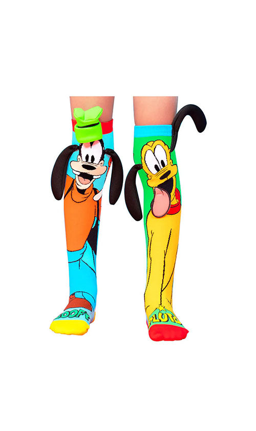 Mad Mia Mickey and Pluto Christmas Socks