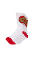 Santa Cruz Classic Dot Mens Socks White