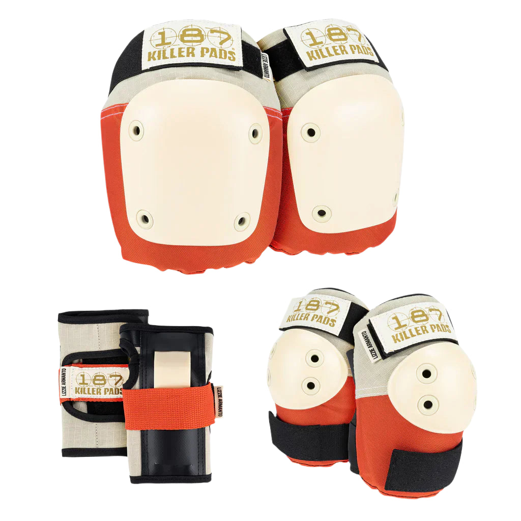187 Six Pack Protective Pad Set Lizzie Orange