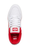 Lakai Telford Low Mens Suede Shoes White/Red Suede