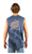 Santa Cruz Line Not A Dot Mens Muscle Tee Navy/Tie Dye