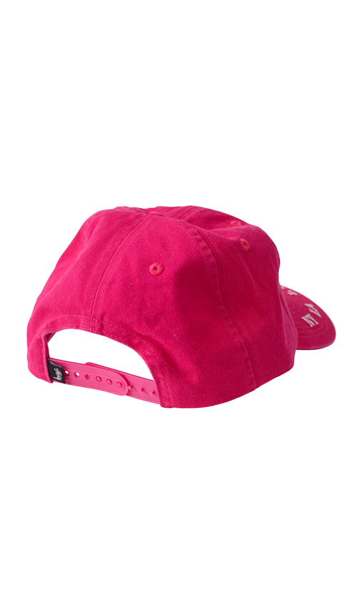 Pink stussy baseball hat 2025