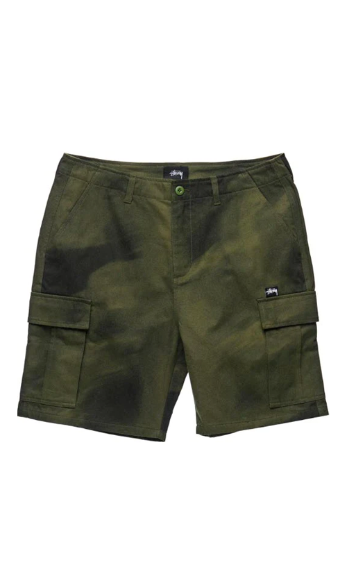 Stussy Surplus Mens Cargo Shorts Earth