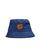 Santa Cruz Classic Dot Patch Youth Bucket Hat Dark Blue Skate Connection 