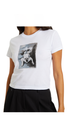 Stussy Bulldog Slim Ladies T-Shirt White