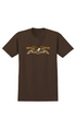 Anti Hero Eagle Ringspun Mens T-Shirt Brown