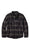 Brixton Bowery Long Sleeve Flannel Shirt Black Charcoal Skate Connection