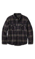 Brixton Bowery Long Sleeve Flannel Shirt Black/Charcoal