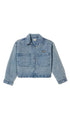 Brixton Bowery Utopia Ladies Overshirt Light Denim