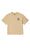 Brixton Live Free Relaxed Mens T-Shirt Cream Classic Wash Skate Connection