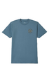 Brixton Oath T-Shirt Harbour Blue Saterine Yellow BL