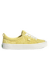 Cariuma Oca Low Hairy Suede Shoes Lemonade Yellow