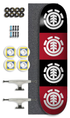 Element | Quadrant Black/Red 7.75" | Bundle