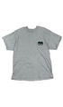 Krooked Straight Eyes Pocket Mens T-Shirt Grey/Green