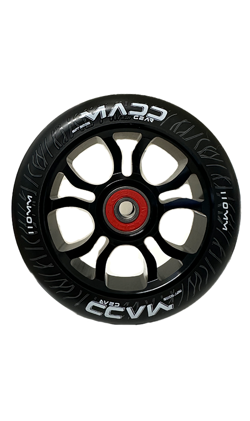 Madd Gear Syndicate Alloy Core Wheels 110mm Black