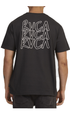 RVCA Threeways Mens T-Shirt Washed Black