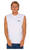 Rusty Competition Mens Muscle Tee White/Sea Spray