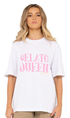 Rusty Gelato Queen Organic Cotton Oversize Ladies T-Shirt White