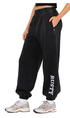 Rusty Oversize Ladies Trackpants Washed Black