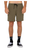 Rusty Overtone Mens Elastic Shorts Savanna