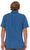 Rusty Overtone Mens Linen T-Shirt Bright Cobalt