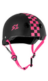 S1 Lifer Helmet Matte Black/ Pink Checkers