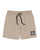 Santa Cruz MFG Cruzier Solid Youth Beach Shorts Tan Skate Connection