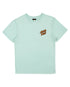 Santa Cruz Johnson Beast Dot Stack Youth T-Shirt Aqua
