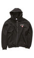 S/Double Cities Zip Thru Mens Hoodie Black