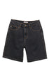 S/Double Denim Standard Shorts Washed Black