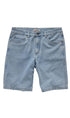S/Double EMB Denim Standard Shorts Fade Wash
