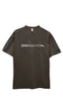 S/Double Script Stack Mens T-Shirt Washed Brown