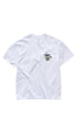 S/Double Tack Dot Mens T-Shirt White