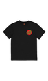 Santa Cruz Classic Dot Chest Youth T-Shirt Black