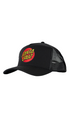 Santa Cruz Classic Dot Trucker Cap Youth Black