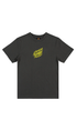 Santa Cruz Crossbone Dot Mono Centre Youth T-Shirt Onyx