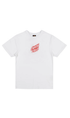 Santa Cruz Crossbone Dot Mono Centre Youth T-Shirt White