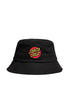 Santa Cruz Classic Dot Patch Youth Bucket Hat Black