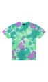 Santa Cruz Industrial Dot Mono Youth T-Shirt Light Green Tie Dye