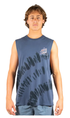 Santa Cruz Line Not A Dot Mens Muscle Tee Navy/Tie Dye