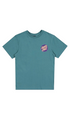 Santa Cruz Meek Scratched Slasher Youth T-Shirt Teal