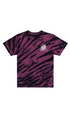 Santa Cruz Not A Dot Hollow Youth T-Shirt Maroon Tie Dye