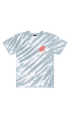 Santa Cruz Not A Dot Hollow Youth T-Shirt Slate Tie Dye