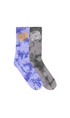 Santa Cruz Opus Dot Mens Socks Blue Tie Dye/Dark