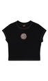 Santa Cruz Other Dot Ladies Baby Tee Black