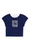 SantaCruzPalmStripFrontLadiesBabyTeeDarkBlueSkateConnection