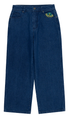 Santa Cruz Stack Alien Baggy Denim Youth Jeans Stone Washed Indigo