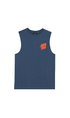 Santa Cruz Summer 76 Youth Muscle Tee Dark Blue