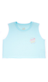 Santa Cruz Venn Dot Gradient Ladies Muscle Tee Aqua